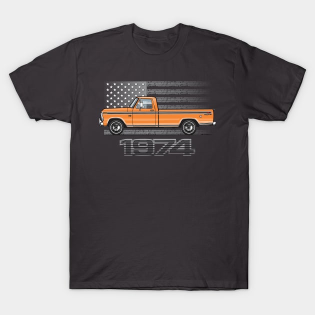 74 Orange T-Shirt by JRCustoms44